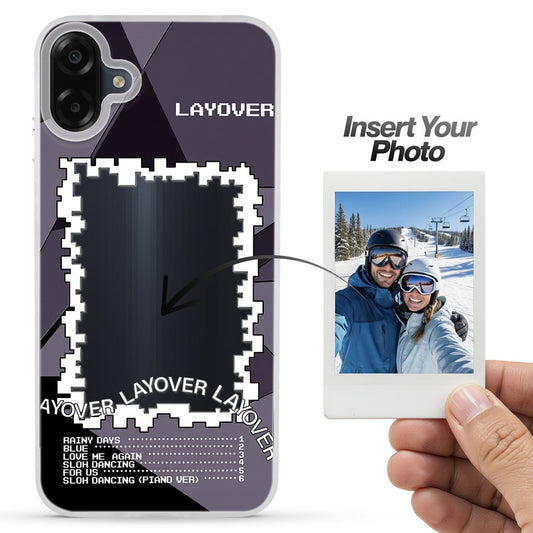 Designer Cover Case with Customizable Transparent Slot for Personalised Photos For Samsung M07