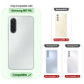 Compatibility guide showing the back cover designed only for Samsung M17 5G.