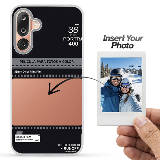 Designer Cover Case with Customizable Transparent Slot for Personalised Photos For Samsung M36 5G