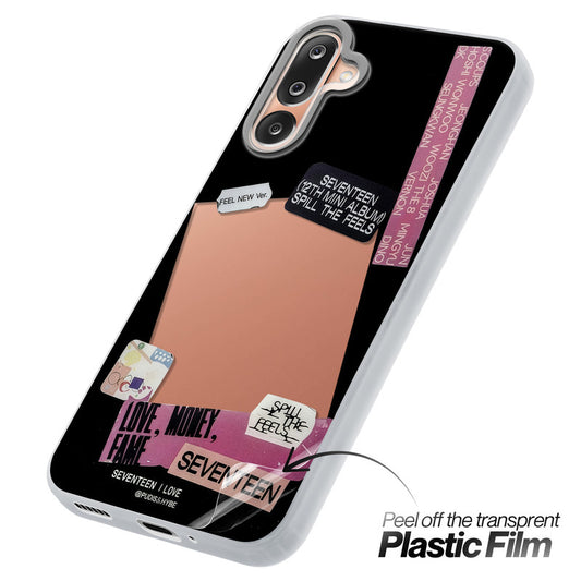 Designer Cover Case with Customizable Transparent Slot for Personalised Photos For Samsung M36 5G