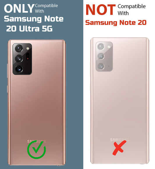Crystal Clear Colorful Camera Guard for Samsung Note 20 Ultra 5G