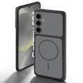 Dual tone silicone Black back cover for Samsung S24 5G showing camera protection and design