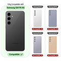 Compatibility comparison image showing Samsung S24 FE 5G supported, while other models are not compatible.