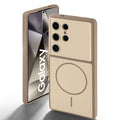 Dual tone silicone Brown back cover for Samsung S24 Ultra 5G showing camera protection and design