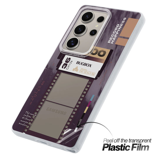 Designer Cover Case with Customizable Transparent Slot for Personalised Photos For Samsung S24 Ultra 5G