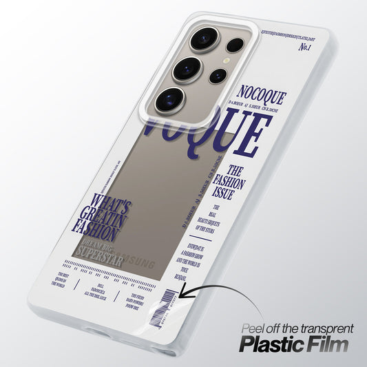 Designer Cover Case with Customizable Transparent Slot for Personalised Photos For Samsung S24 Ultra 5G