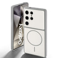 Dual tone silicone White back cover for Samsung S24 Ultra 5G showing camera protection and design