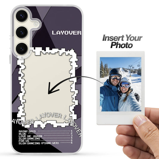 Designer Cover Case with Customizable Transparent Slot for Personalised Photos For Samsung S25 5G