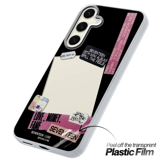 Designer Cover Case with Customizable Transparent Slot for Personalised Photos For Samsung S25 5G