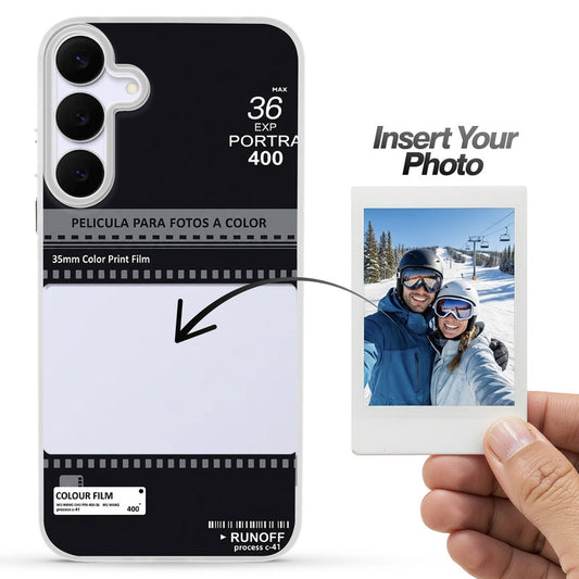 Designer Cover Case with Customizable Transparent Slot for Personalised Photos For Samsung S25 FE 5G