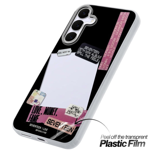 Designer Cover Case with Customizable Transparent Slot for Personalised Photos For Samsung S25 FE 5G