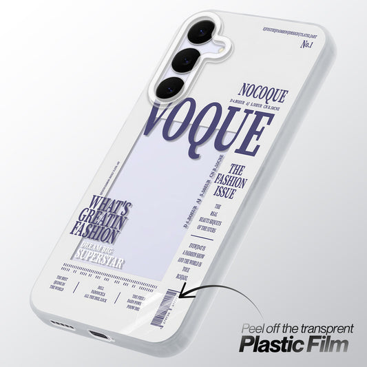 Designer Cover Case with Customizable Transparent Slot for Personalised Photos For Samsung S25 FE 5G