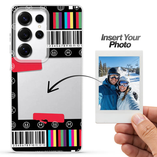Designer Cover Case with Customizable Transparent Slot for Personalised Photos For Samsung S25 Ultra 5G