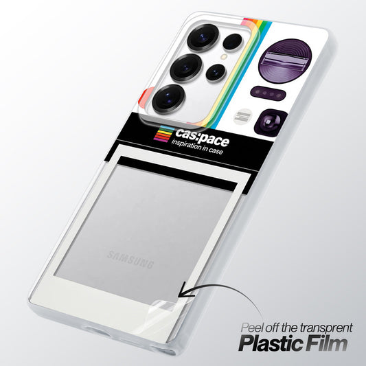 Designer Cover Case with Customizable Transparent Slot for Personalised Photos For Samsung S25 Ultra 5G