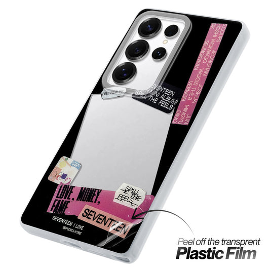 Designer Cover Case with Customizable Transparent Slot for Personalised Photos For Samsung S25 Ultra 5G