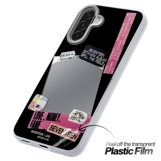 Designer Cover Case with Customizable Transparent Slot for Personalised Photos For Samsung A17 5G