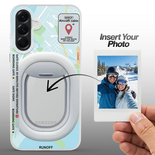 Designer Cover Case with Customizable Transparent Slot for Personalised Photos For Samsung A56 5G
