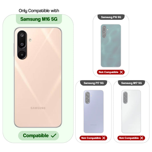 Frosted Sleek Matte With Raised Camera Protection Back Cover Case For Samsung M16 5G