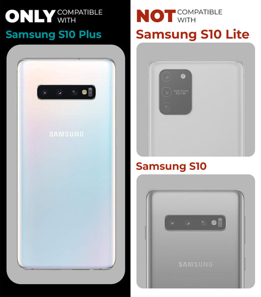 Crystal Clear Hard Back Anti-Yellowing Phone Case For Samsung S10 Plus