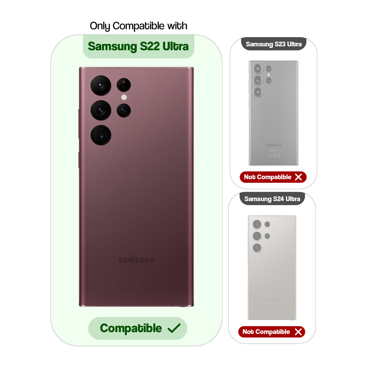 Ultra-Thin Frosted Hard Case for Samsung S22 5G