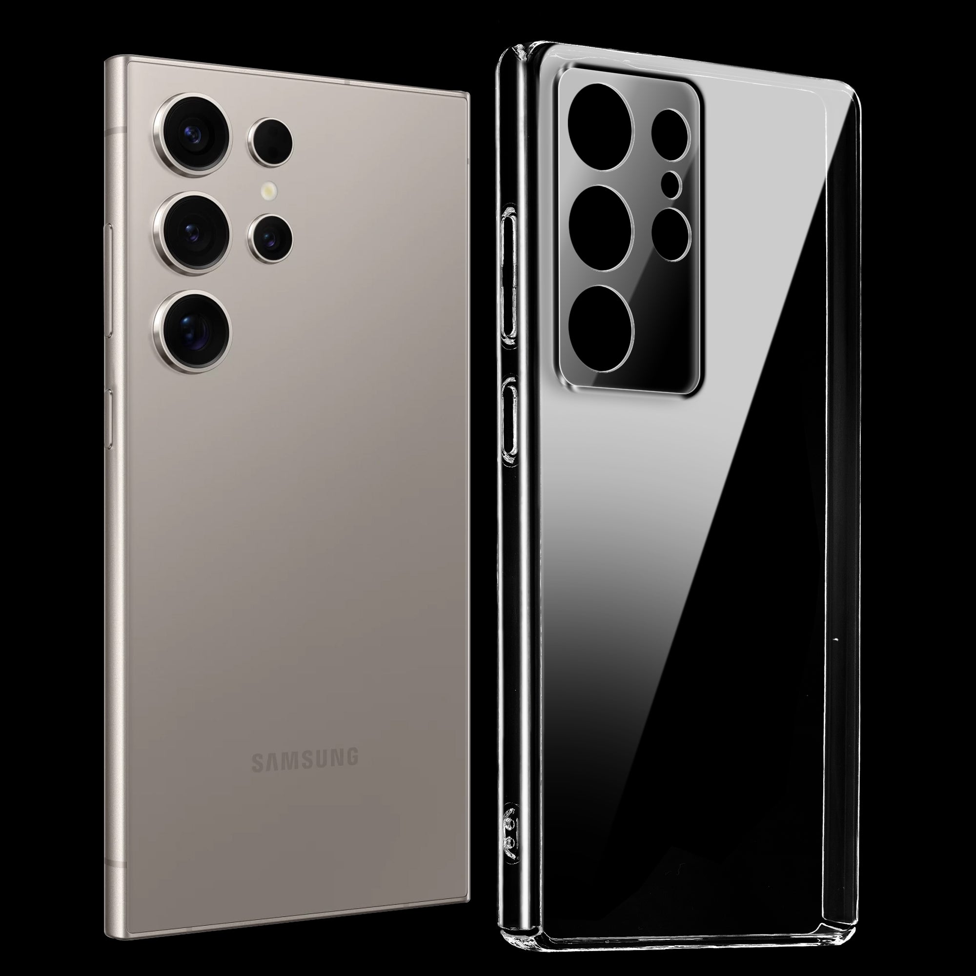 Anti-Yellowing Clear Case For Samsung S24 Ultra 5G