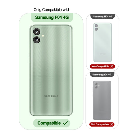 Crystal Clear Hard Anti-Yellow Transparent Back Cover Case For Samsung F04