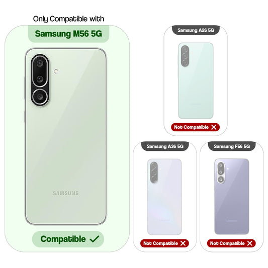 Colourful Frosted Matte With Raised Camera Protection Back Cover Case For Samsung M56 5G
