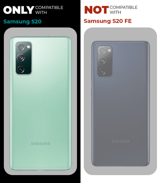 Crystal Clear Hard Back Anti-Yellowing Phone Case For Samsung S20 5G