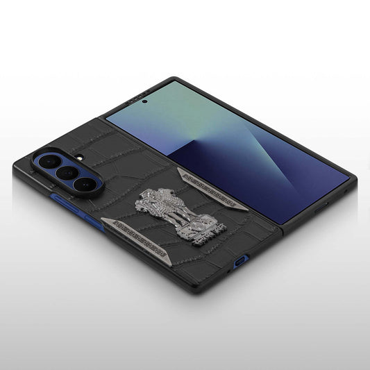 Designer Back Case Inspired by Satyamev Jayate, Textured Surface & Soft Inner Fabric for Samsung Z Fold 7