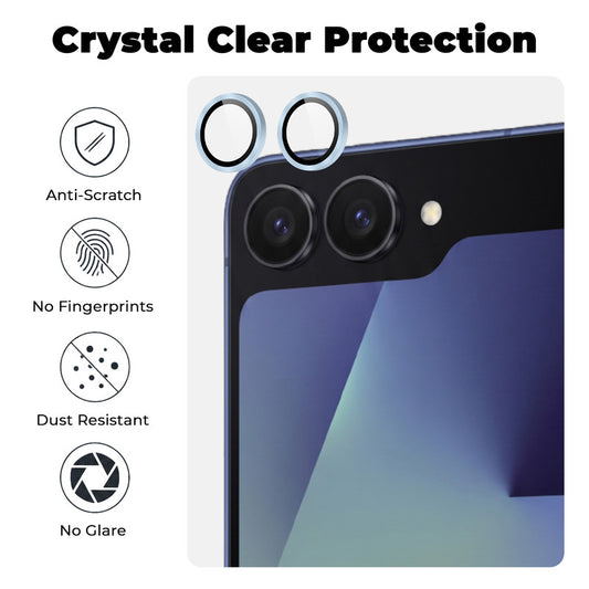 Camera Lens Protector For Samsung Z Flip 7, HD Clear Lens Guard