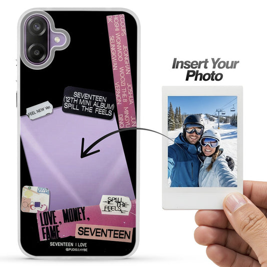 Designer Cover Case with Customizable Transparent Slot for Personalised Photos For Samsung M17e 5G