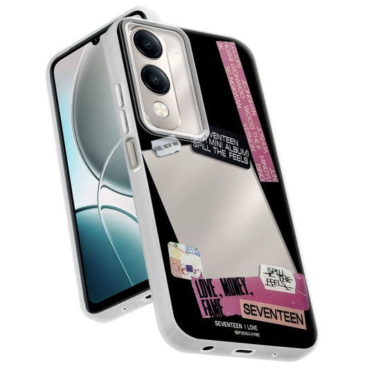 Designer Cover Case with Customizable Transparent Slot for Personalised Photos For Vivo Y19e
