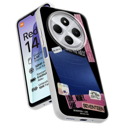 Designer Cover Case with Customizable Transparent Slot for Personalised Photos For Redmi 14C 5G