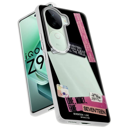 Designer Cover Case with Customizable Transparent Slot for Personalised Photos For iQOO Z9s 5G