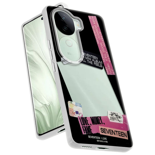 Designer Cover Case with Customizable Transparent Slot for Personalised Photos For Vivo V40e 5G