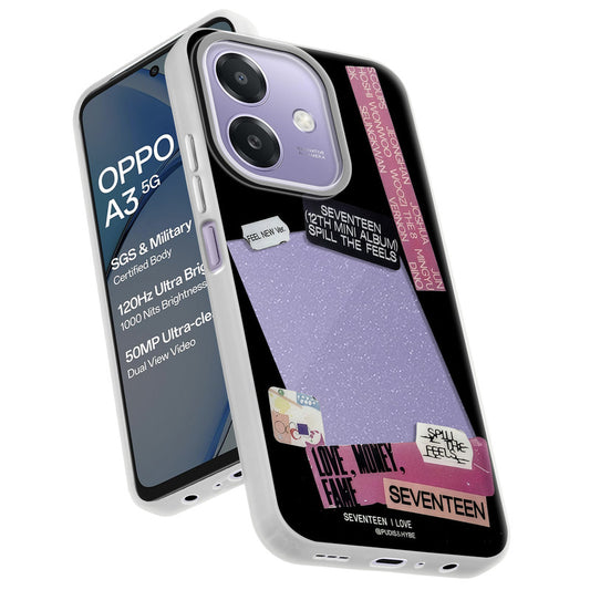 Designer Cover Case with Customizable Transparent Slot for Personalised Photos For Oppo A3 5G