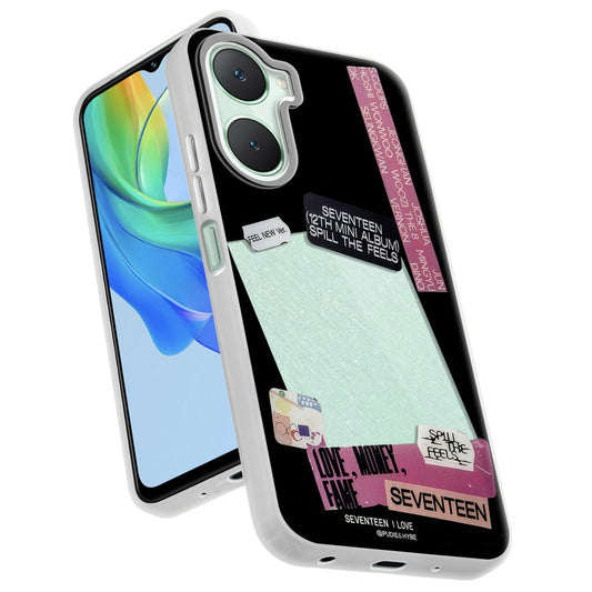 Designer Cover Case with Customizable Transparent Slot for Personalised Photos For Vivo Y18e