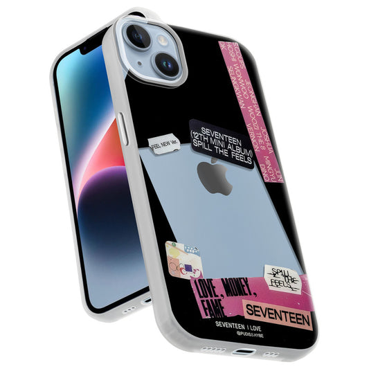 Designer Cover Case with Customizable Transparent Slot for Personalised Photos For Apple iPhone 14