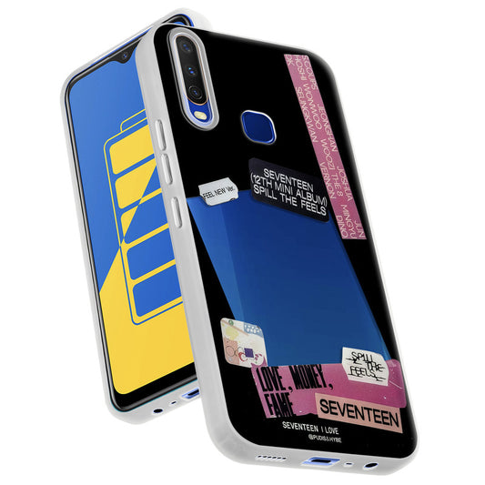 Designer Cover Case with Customizable Transparent Slot for Personalised Photos For Vivo Y15