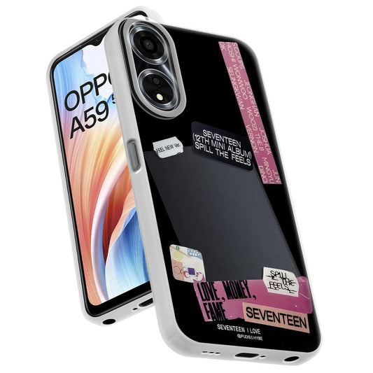 Designer Cover Case with Customizable Transparent Slot for Personalised Photos For Oppo A59 5G