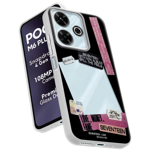 Designer Cover Case with Customizable Transparent Slot for Personalised Photos For Poco M6 Plus 5G