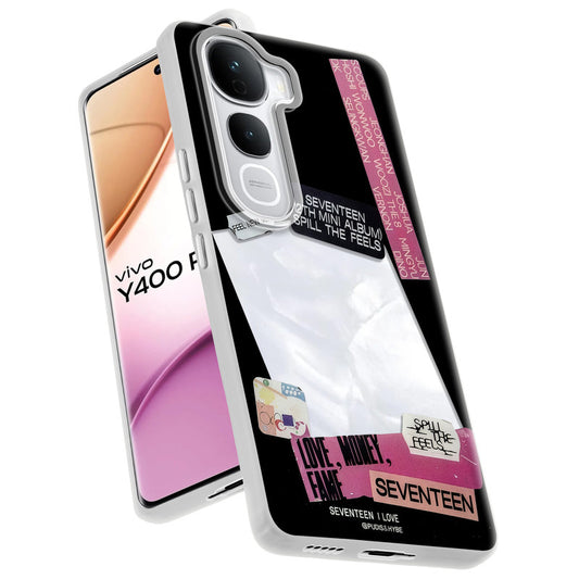 Designer Cover Case with Customizable Transparent Slot for Personalised Photos For Vivo Y400 Pro 5G
