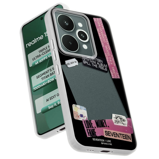 Designer Cover Case with Customizable Transparent Slot for Personalised Photos For Realme 15 Pro 5G