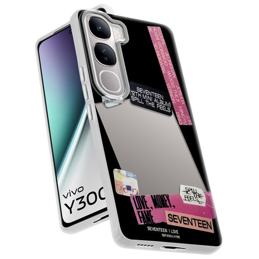 Designer Cover Case with Customizable Transparent Slot for Personalised Photos For Vivo Y300 5G