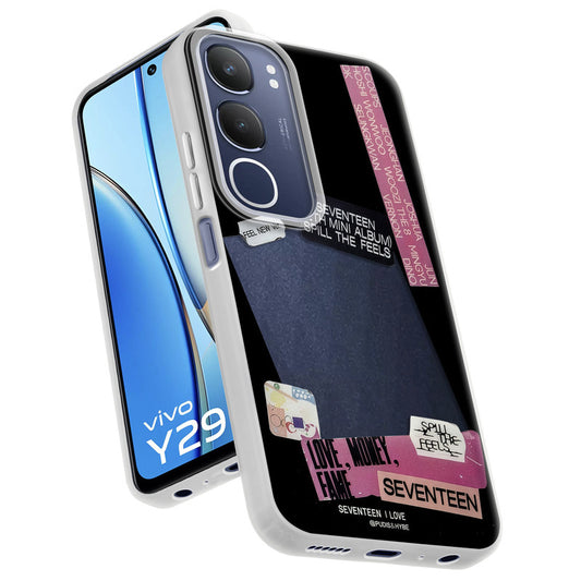 Designer Cover Case with Customizable Transparent Slot for Personalised Photos For Vivo Y29 5G