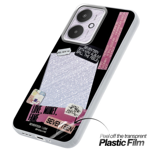 Designer Cover Case with Customizable Transparent Slot for Personalised Photos For Redmi 13C 5G