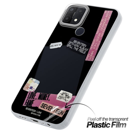 Designer Cover Case with Customizable Transparent Slot for Personalised Photos For Oppo A15