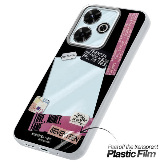Designer Cover Case with Customizable Transparent Slot for Personalised Photos For Poco M6 Plus 5G