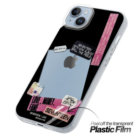 Designer Cover Case with Customizable Transparent Slot for Personalised Photos For Apple iPhone 14