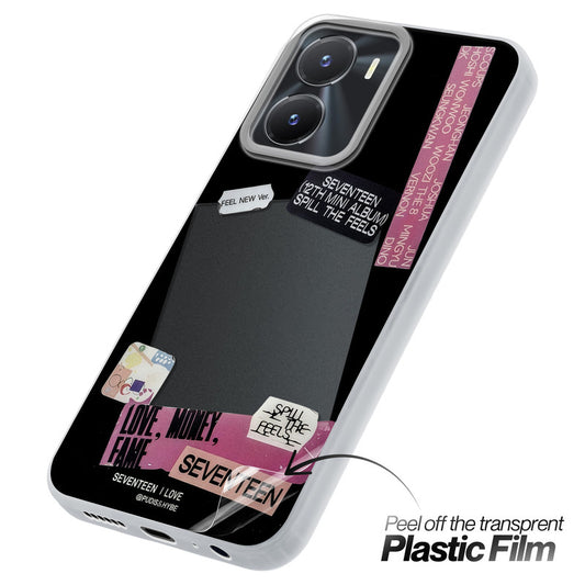 Designer Cover Case with Customizable Transparent Slot for Personalised Photos For Vivo T2x 5G